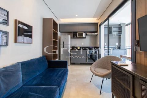 Apartamento para alugar em Pinheiros, 33 m²