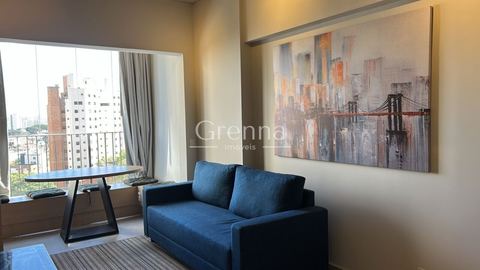 Apartamento para alugar em Vila Madalena, 37 m²
