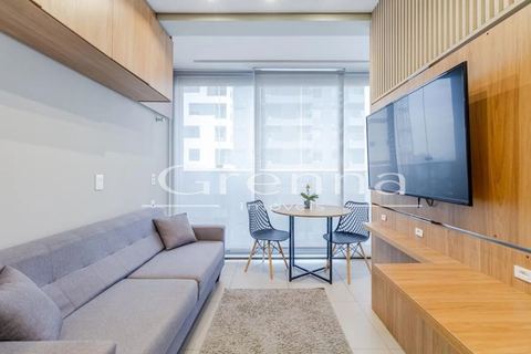 Apartamento para alugar em Pinheiros, 30 m²