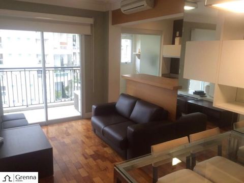 Apartamento para alugar em Moema, 50 m²