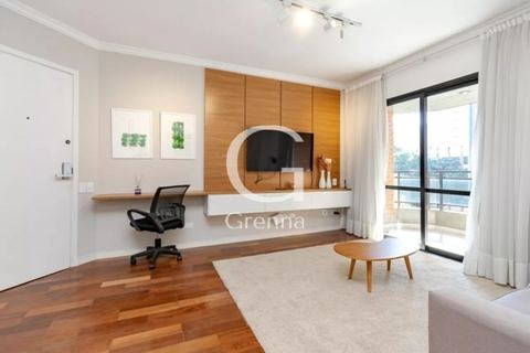 Apartamento para alugar em Brooklin Paulista, 100 m²