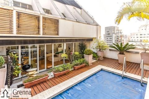 Cobertura para alugar em Vila Nova Conceição, 230 m²