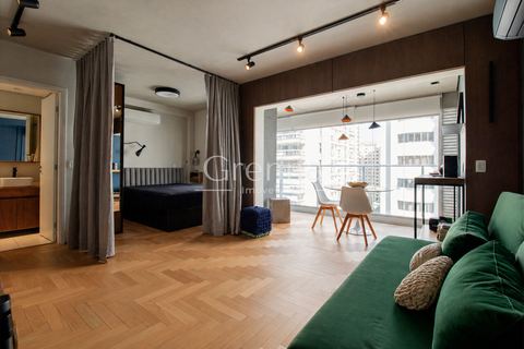 Apartamento para alugar em Moema, 42 m²