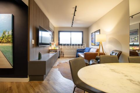 Apartamento à venda em Moema, 70 m²